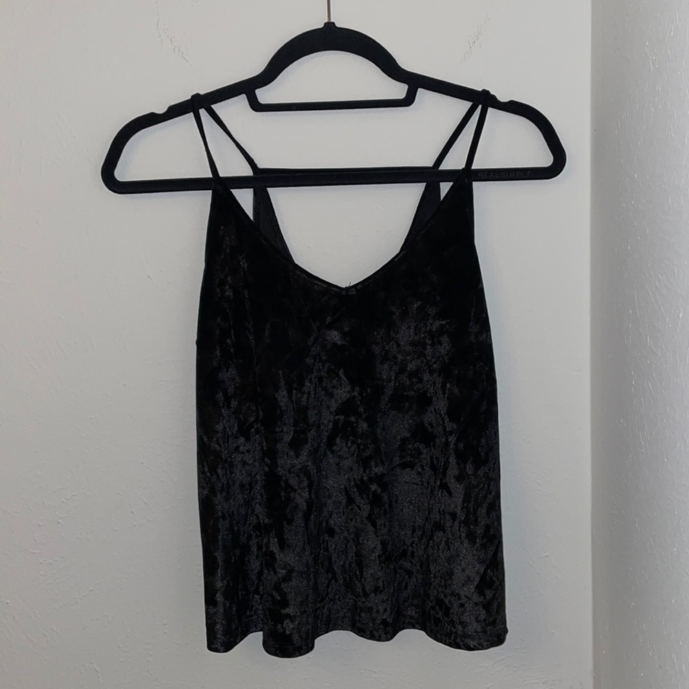 Crushed velvet cami